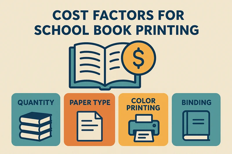 Cost Factors for School Book Printing