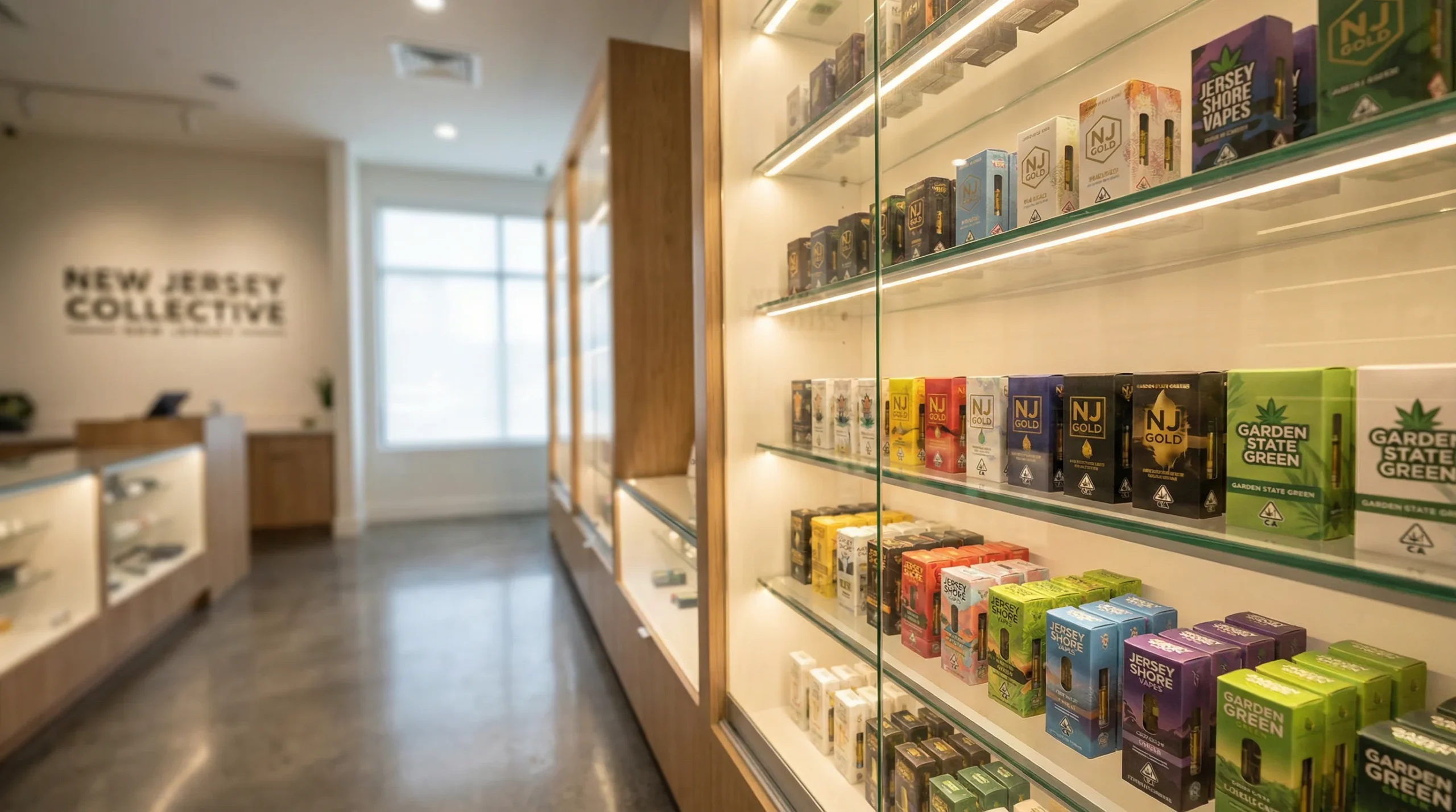 Premium rigid vape cartridge boxes NJ dispensary compliant with gold foil stamping and custom packaging design by Good Custom Boxes.